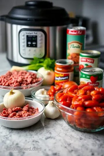 Instant Pot Lasagna: Comfort in a Bowled Cup ingredients