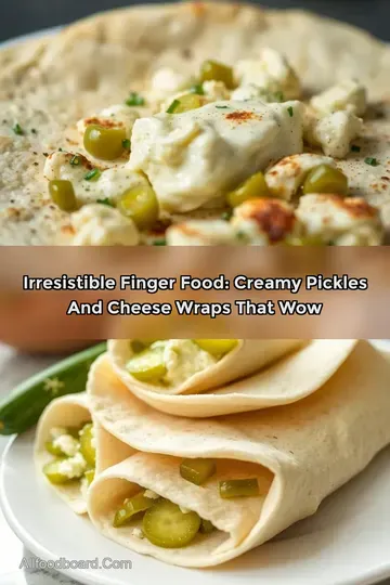 Irresistible Finger Food: Creamy Pickles and Cheese Wraps That Wow