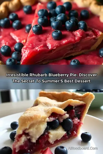Irresistible Rhubarb Blueberry Pie: Discover the Secret to Summer' s Best Dessert