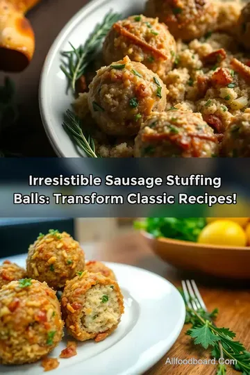 Irresistible Sausage Stuffing Balls: Transform Classic Recipes!