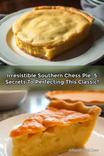 Irresistible Southern Chess Pie: 5 Secrets to Perfecting This Classic!