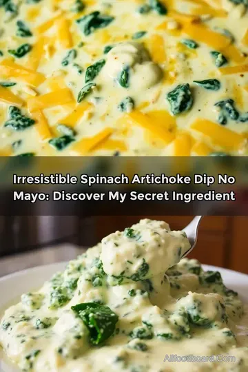 Irresistible Spinach Artichoke Dip No Mayo: Discover My Secret Ingredient