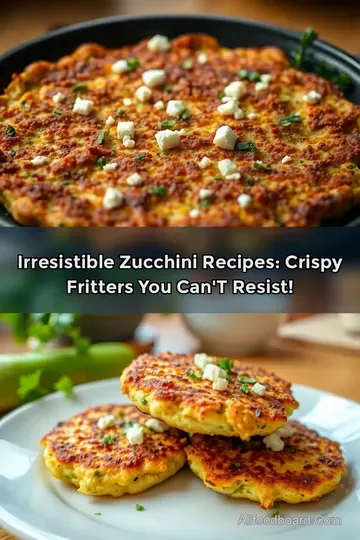 Irresistible Zucchini Recipes: Crispy Fritters You Can' t Resist!