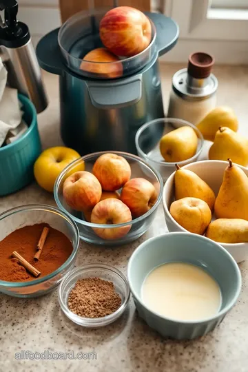 Autumn Spice Apple and Pear Juice ingredients