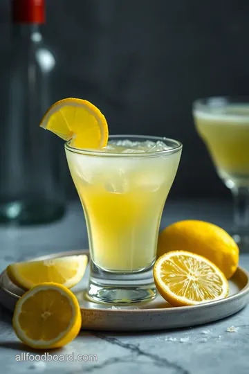 Lemon Drop Shot: A Zesty Delight in a Glass presentation