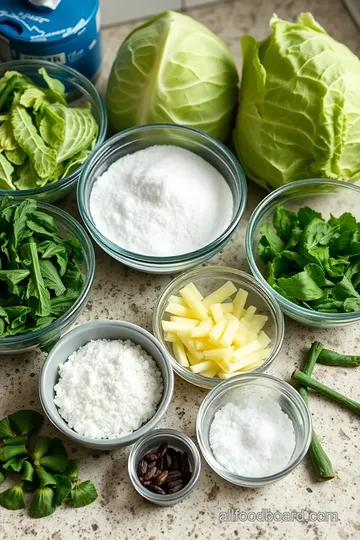 Coal Miner s Sauerkraut in a Jar ingredients