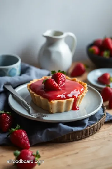 Strawberry Pie Recipe presentation