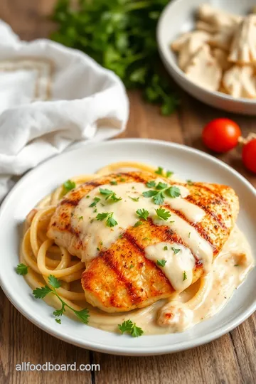 Melt-In-Your-Mouth Caesar Chicken presentation