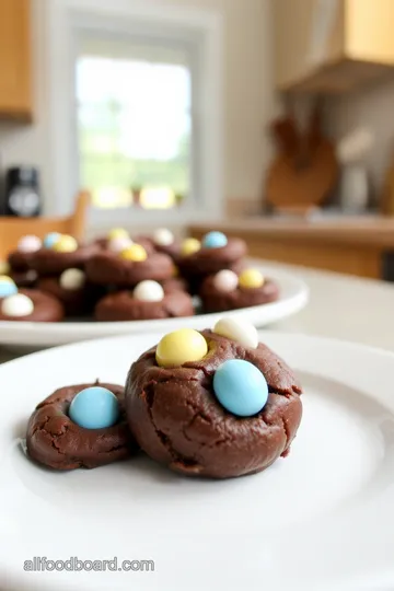 Mini Egg Brownie Cookies steps