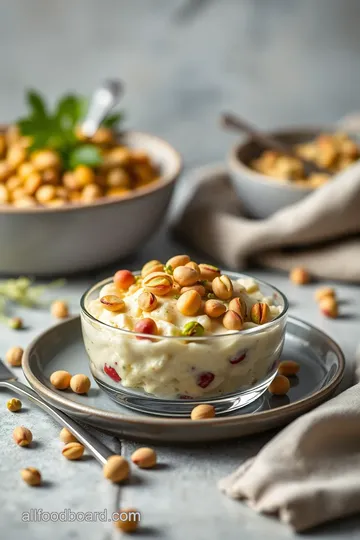 Pistachio Salad presentation