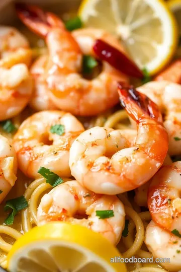 Naked Shrimp Scampi: A Light and Flavorful Delight presentation