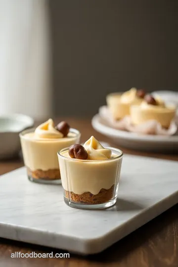 Biscoff Cheesecake Cups presentation