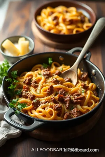 Cheesy Philly Cheesesteak Pasta steps