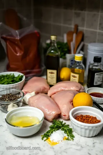One-Pan Lemon Garlic Chicken with Roasted Vegetables ingredients