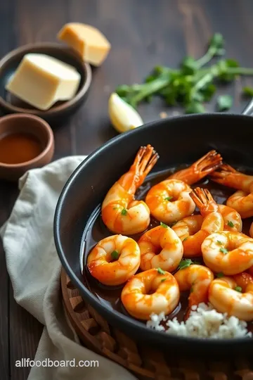 One-Pan Honey Garlic Shrimp & Sausage presentation