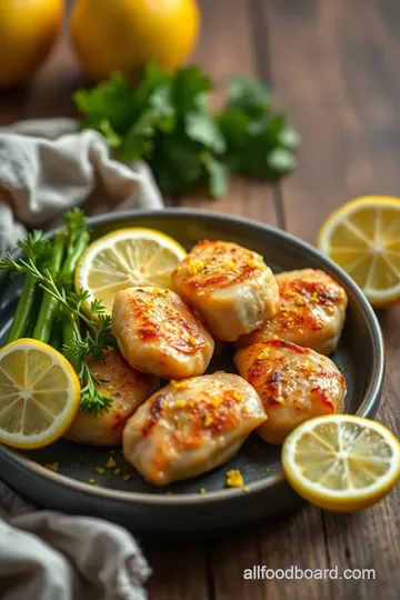 Pan-Seared Chicken Bites with Lemon Zest ingredients