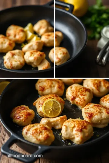 Pan-Seared Chicken Bites with Lemon Zest steps