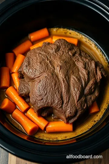 Perfectly Tender Crock Pot Beef Roast with Seasonal Veggies presentation