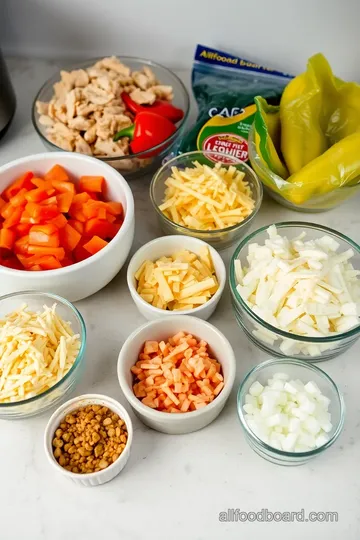 Cheesy Chicken Quesadillas ingredients