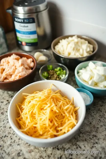 Cheesy Garlic Chicken Wraps ingredients