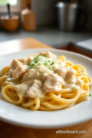 Cheesy Justalittlebite Chicken Alfredo steps