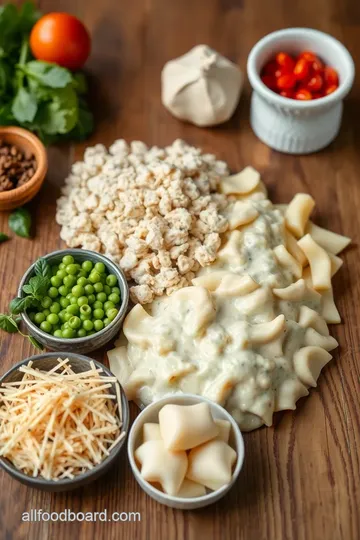 Quick Ground Turkey Pasta with Cheese ingredients