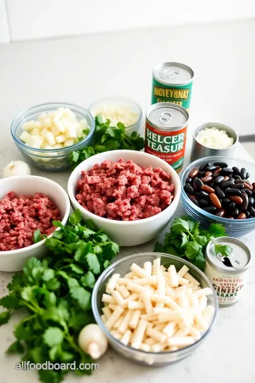 Taco Soup Frios ingredients