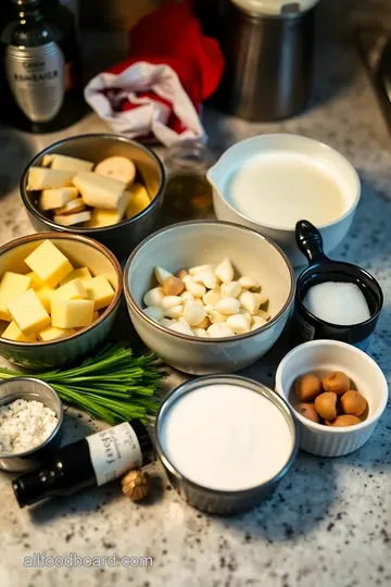 Rich and Decadent Creamy Truffle Sauce ingredients