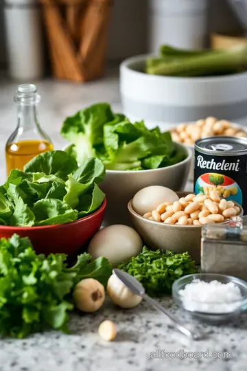 Sautéed Escarole with Beans: A Comforting Italian-Inspired Dish ingredients