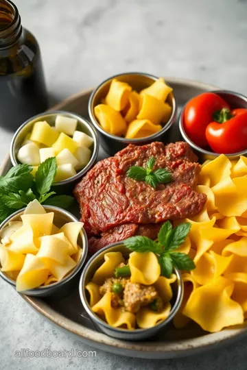 Philly Cheesesteak Tortellini ingredients
