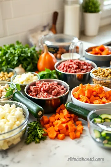 Savory 90/10 Ground Beef Skillet with Vegetables ingredients