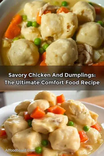 Savory Chicken And Dumplings: The Ultimate Comfort Food Recipe