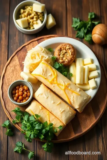 Savory Sausage Egg & Cheese Roll-Ups ingredients