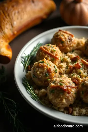 Savory Sausage Stuffing Balls: A Twist on Tradition presentation