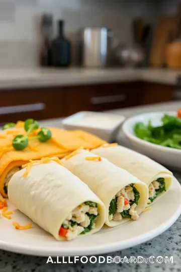 Savory Spinach -Feta Stuffed Chicken Rolls steps