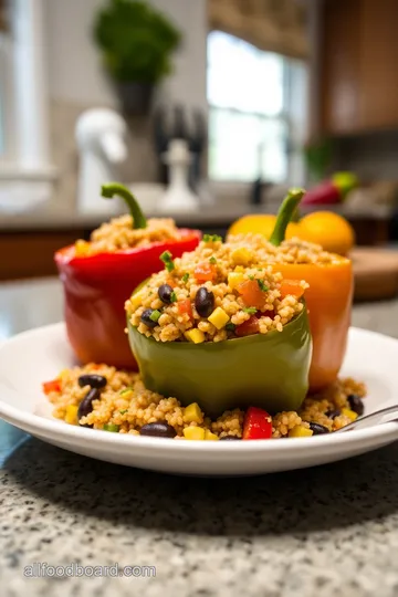 Savory Stuffed Peppers with Quinoa and Black Beans steps