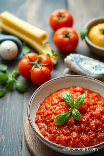 Homemade Spaghetti Sauce ingredients