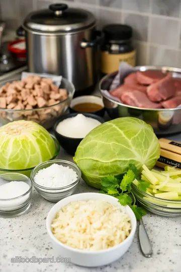 Coal Miner’s Classic Sauerkraut and Pork ingredients