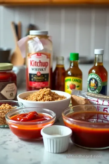 Smoky Sweet Whisky BBQ Sauce ingredients