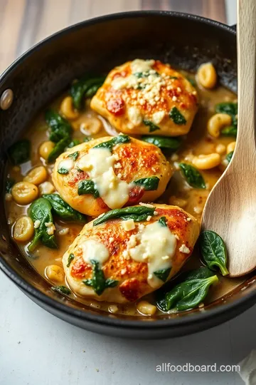 Stuffed Chicken with Red Peppers & Spinach steps