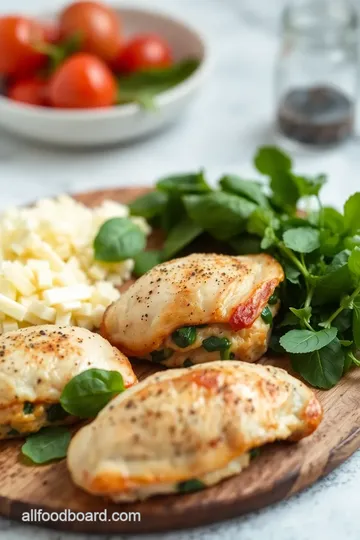 Stuffed Chicken Breast with Roasted Peppers ingredients