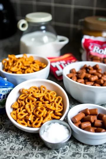 Sweet and Salty Pretzel Rolos ingredients