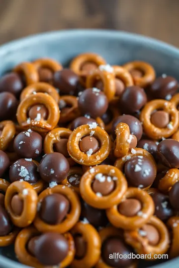 Sweet and Salty Pretzel Rolos presentation