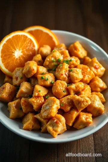 Sweet and Tangy Orange Chicken: A Chinese Takeout Classic presentation