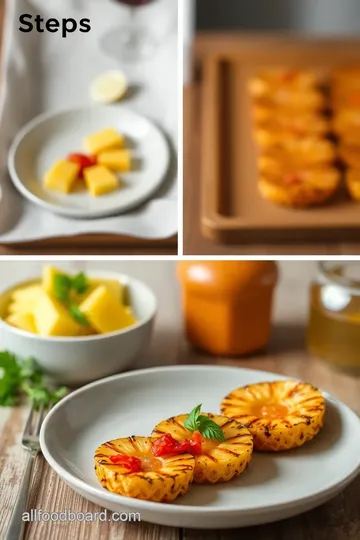 Grilled Pineapple Delight: Sweet & Spicy Treat steps