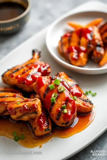 Sweet & Spicy Honey Pepper Chicken presentation