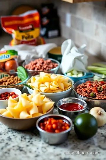 Taco Stuffed Shells ingredients