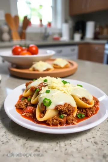 Taco Stuffed Shells steps