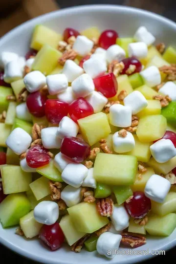 Taffy Apple Salad: A Sweet Crunchy Delight presentation