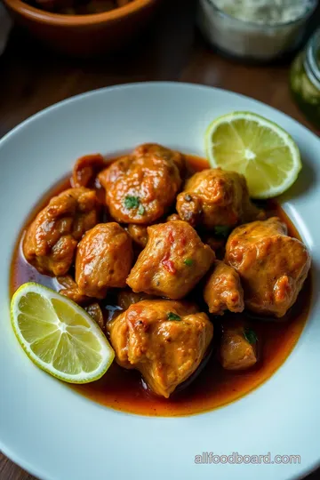 Trinidadian Stew Chicken: Comfort in Every Bite presentation